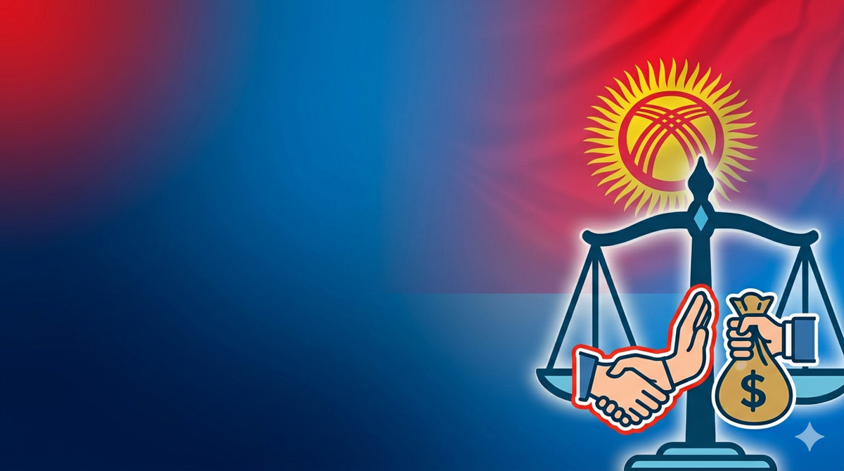 Видеоролик, посвящённый основным новым нормам Закона Кыргызской Республики «О противодействии коррупции».